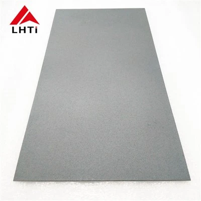 0 Feuille titanique Gr4 de l'épaisseur .8mm sablant la forme droite laminée à froid